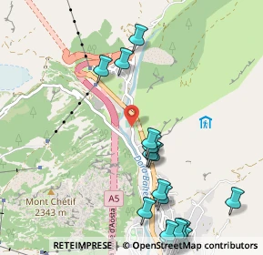 Mappa Strada Larzey - Entreves, 11013 Courmayeur AO, Italia (1.4045)