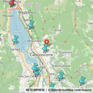 Mappa Via Agro, 23801 Calolziocorte LC, Italia (3.575)