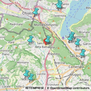 Mappa Piazza XXVII Maggio, 22020 San Fermo della Battaglia CO, Italia (2.72727)