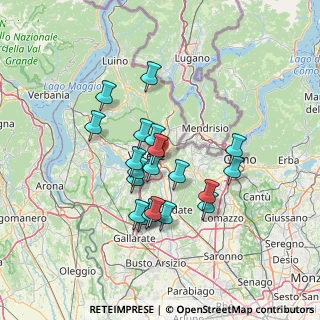 Mappa Tangenziale Nordest di Varese, 21100 Varese VA, Italia (11.646)