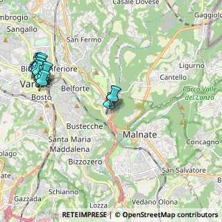 Mappa Tangenziale Nordest di Varese, 21100 Varese VA, Italia (2.6465)