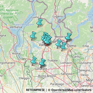 Mappa Via Antonio Rosmini, 21100 Varese VA, Italia (8.98875)