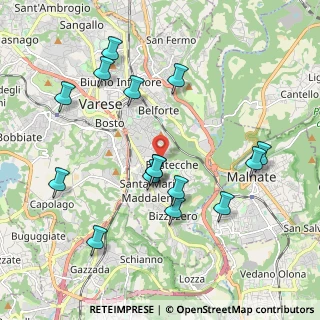 Mappa Via Antonio Rosmini, 21100 Varese VA, Italia (2.04667)