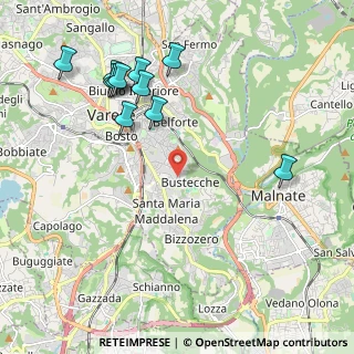 Mappa Via Antonio Rosmini, 21100 Varese VA, Italia (2.33273)