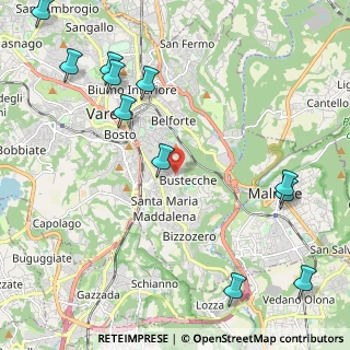 Mappa Via Antonio Rosmini, 21100 Varese VA, Italia (2.81545)