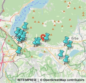 Mappa Via Papa Giovanni XXIII, 22038 Tavernerio CO, Italia (3.87313)