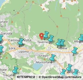 Mappa Via Papa Giovanni XXIII, 22038 Tavernerio CO, Italia (2.9575)