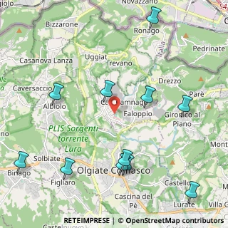 Mappa Via Campagna, 22020 Faloppio CO, Italia (2.59818)