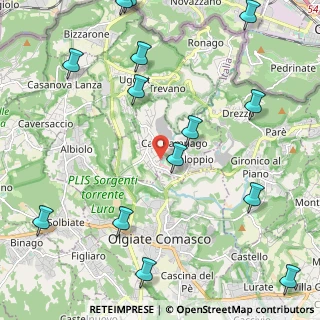 Mappa Via Campagna, 22020 Faloppio CO, Italia (2.89429)