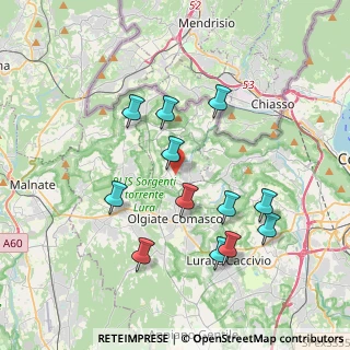 Mappa Via Generale dalla Chiesa, 22020 Faloppio CO, Italia (3.66667)