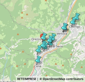 Mappa Via Angeletti, 24025 Gazzaniga BG, Italia (1.52)