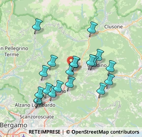 Mappa Via Angeletti, 24025 Gazzaniga BG, Italia (6.833)