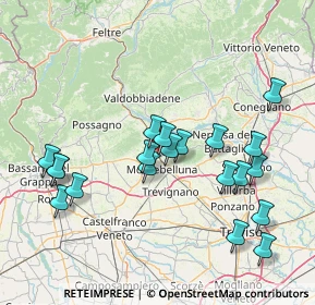 Mappa Via Lauretana, 31044 Montebelluna TV, Italia (15.8075)