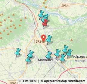 Mappa Via Lauretana, 31044 Montebelluna TV, Italia (3.82154)