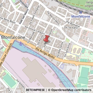 Mappa Via delle portanzie 5, 34074 Monfalcone, Gorizia (Friuli-Venezia Giulia)