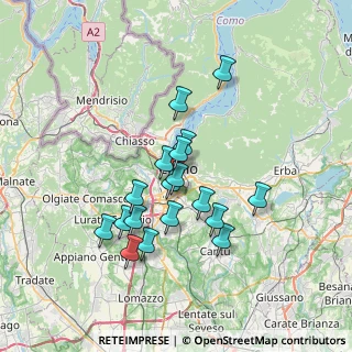 Mappa , 22100 Como CO, Italia (6.02611)