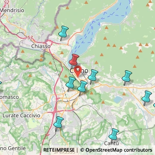 Mappa , 22100 Como CO, Italia (5.25636)