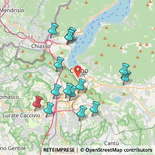 Mappa , 22100 Como CO, Italia (4.05733)