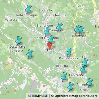 Mappa Via Maria Montessori, 24038 Sant'Omobono Terme BG, Italia (2.66786)