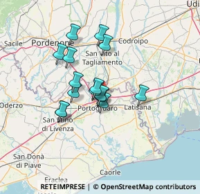 Mappa Via Gervino, 30026 Portogruaro VE, Italia (10.222)
