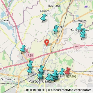 Mappa Via Gervino, 30026 Portogruaro VE, Italia (2.976)