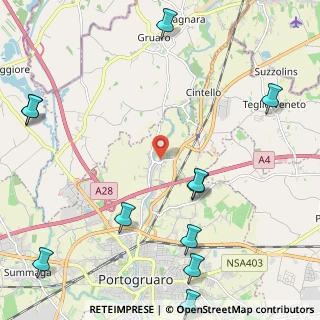 Mappa Via Gervino, 30026 Portogruaro VE, Italia (3.2125)