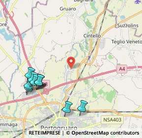 Mappa Via Gervino, 30026 Portogruaro VE, Italia (2.43364)