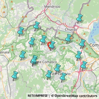 Mappa Via Meucci, 22020 Faloppio CO, Italia (4.65941)