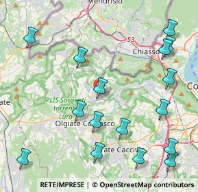 Mappa Via Meucci, 22020 Faloppio CO, Italia (5.19375)