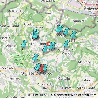 Mappa Via Meucci, 22020 Faloppio CO, Italia (1.645)