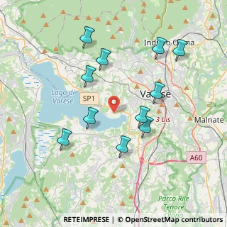 Mappa Via dei Prati, 21100 Varese VA, Italia (3.77545)