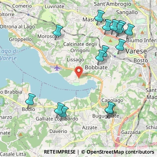 Mappa Via dei Prati, 21100 Varese VA, Italia (2.63333)
