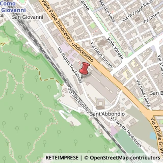 Mappa Via Regina Teodolinda, 21, 22100 Como, Como (Lombardia)