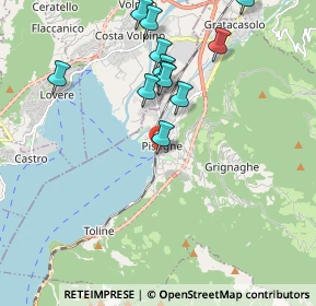 Mappa Via Ortaglie, 25055 Pisogne BS, Italia (1.975)