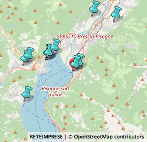 Mappa Via Ortaglie, 25055 Pisogne BS, Italia (3.77364)