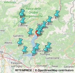 Mappa Via Ortaglie, 25055 Pisogne BS, Italia (12.84063)