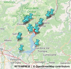 Mappa Via Ortaglie, 25055 Pisogne BS, Italia (11.73)