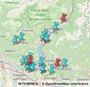 Mappa Via Ortaglie, 25055 Pisogne BS, Italia (16.983)