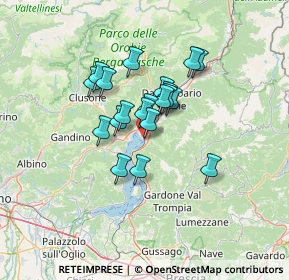 Mappa Via Ortaglie, 25055 Pisogne BS, Italia (9.3515)
