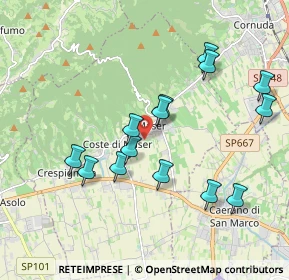 Mappa Via Motte, 31010 Maser TV, Italia (1.84357)