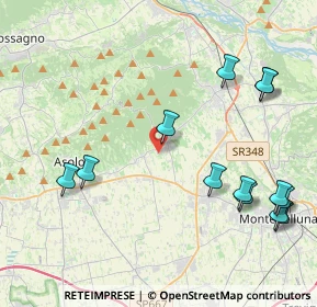 Mappa Via Motte, 31010 Maser TV, Italia (4.98615)