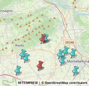 Mappa Via Motte, 31010 Maser TV, Italia (4.47167)