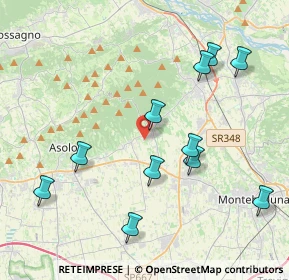 Mappa Via Motte, 31010 Maser TV, Italia (4.29)
