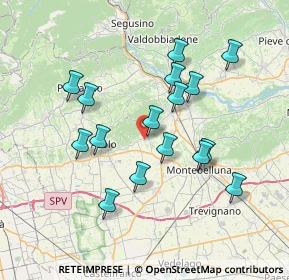 Mappa Via Motte, 31010 Maser TV, Italia (6.75438)