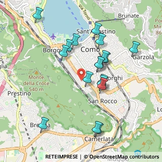 Mappa Via Regina Teodolinda, 22100 Como CO, Italia (0.93778)