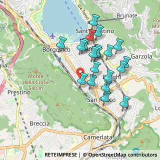 Mappa Via Regina Teodolinda, 22100 Como CO, Italia (0.827)
