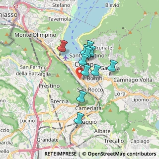Mappa Via Regina Teodolinda, 22100 Como CO, Italia (1.19636)