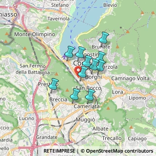 Mappa Via Regina Teodolinda, 22100 Como CO, Italia (1.14091)