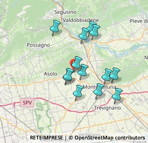 Mappa Via Caldretta, 31010 Maser TV, Italia (6.04846)