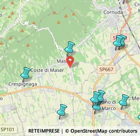 Mappa Via Caldretta, 31010 Maser TV, Italia (2.98364)